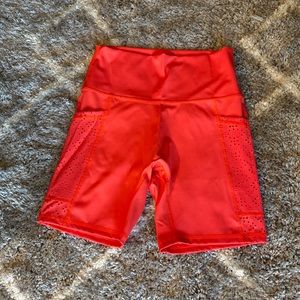 Aerie Red Bike Shorts - Large